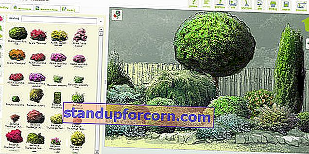 Softvér na navrhovanie záhrad - GardenPuzzle